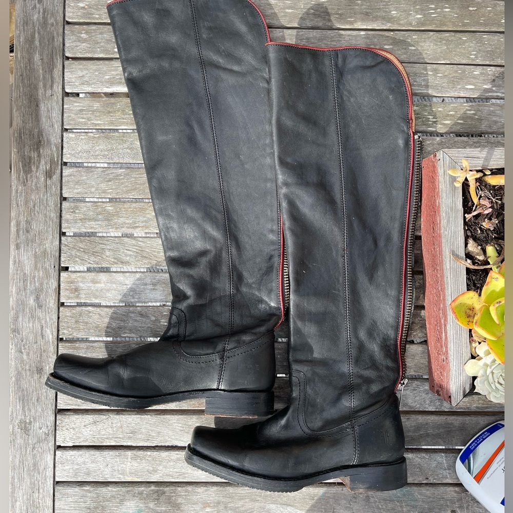 Over the knee Frye boots